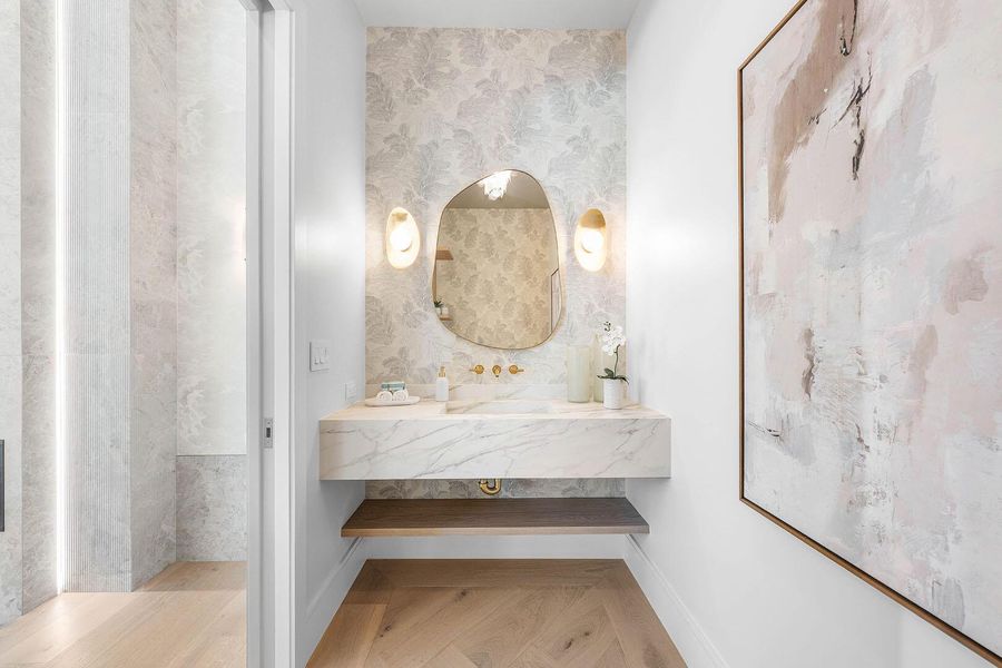 Furnished interior view inside a new home in , Boca Raton (Image 72).