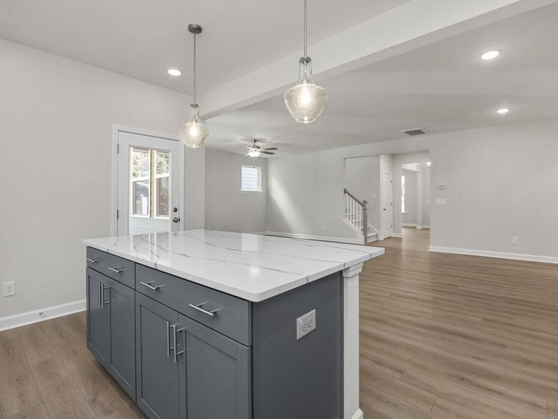 Furnished interior view inside a new home in Sage on North Main, Wake Forest (Image 6).