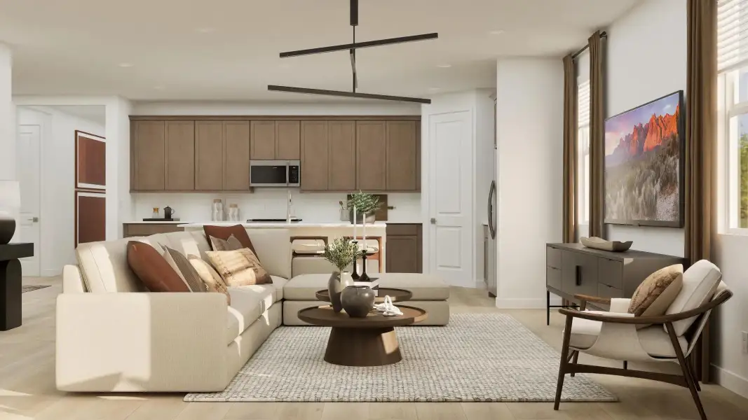 Representative furnished interior of a home built from the Ironwood Plan 3518 by Lennar in Surprise Foothills, Surprise (Image 4).