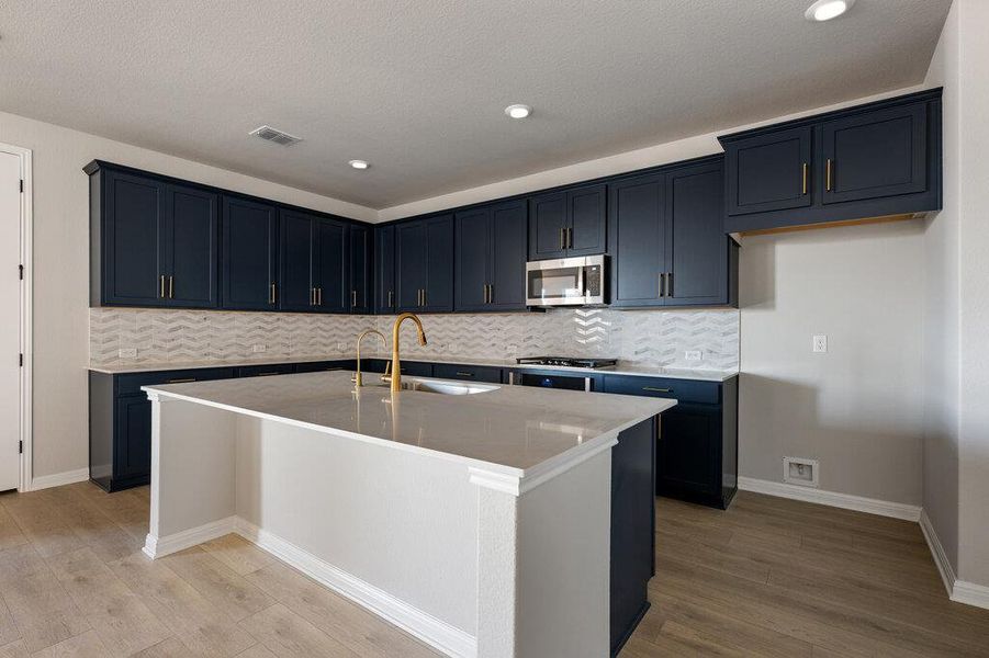 Furnished interior view inside a new home in Cannon Ranch, Dripping Springs (Image 6).