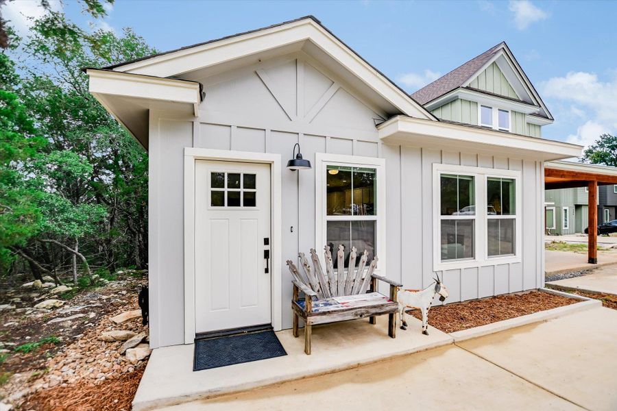 Exterior details and patio area of a home in , Wimberley (Image 3). Exterior details and patio area of a home in , Wimberley (Image 3).