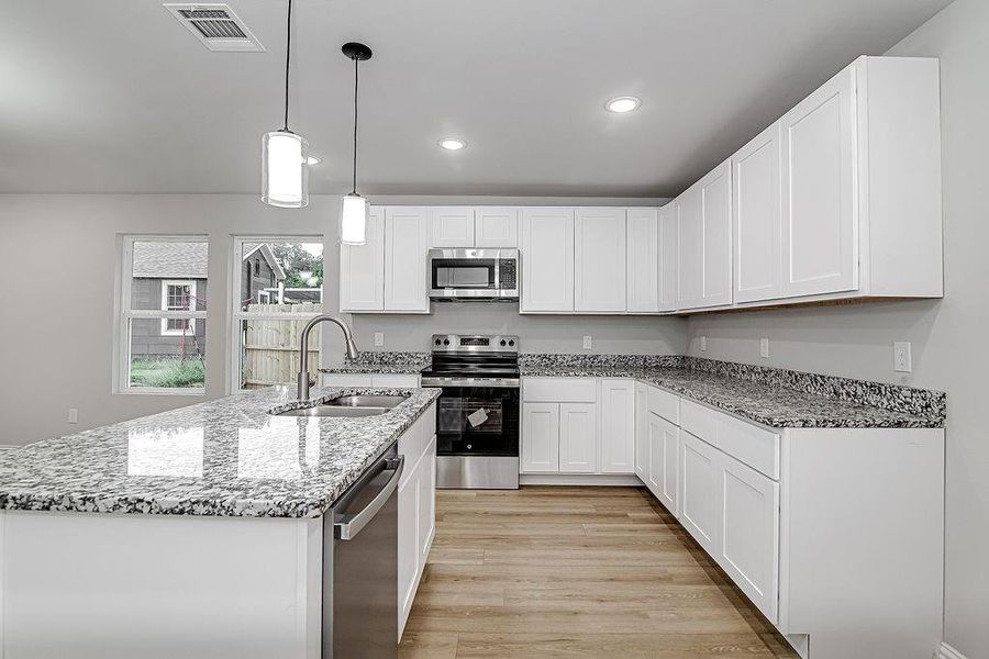 Furnished interior view inside a new home in , Fort Worth (Image 8).
