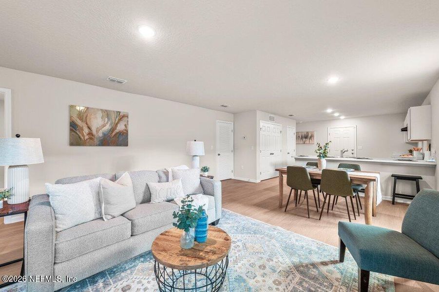 Furnished interior view inside a new home in , Jacksonville (Image 12).