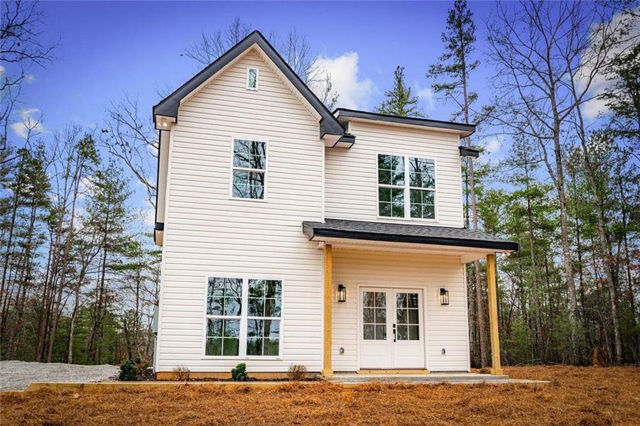 Exterior details and patio area of a home in , Morganton (Image 27).