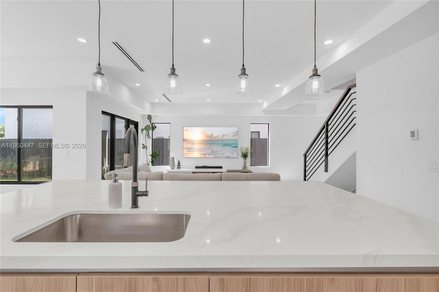 Close-up of interior finishes inside a home in , Miami (Image 20).