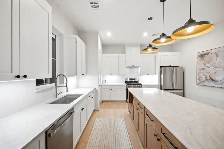 Furnished interior view inside a new home in , Houston (Image 17).