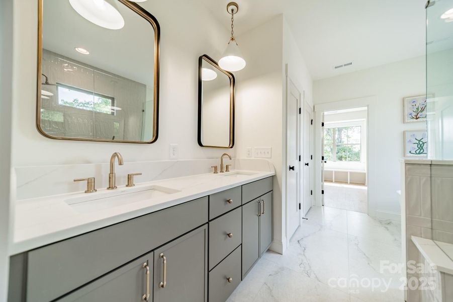 Furnished interior view inside a new home in , Charlotte (Image 18).