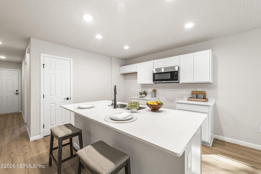 Furnished interior view inside a new home in , Jacksonville (Image 24).
