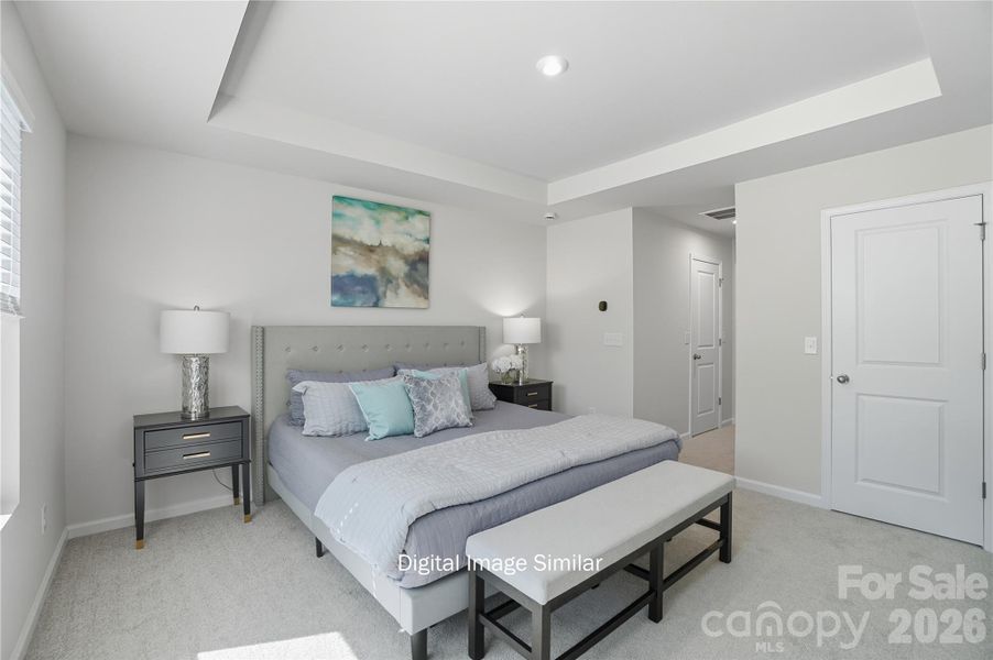 Furnished interior view inside a new home in Bailey Run, Charlotte (Image 12).