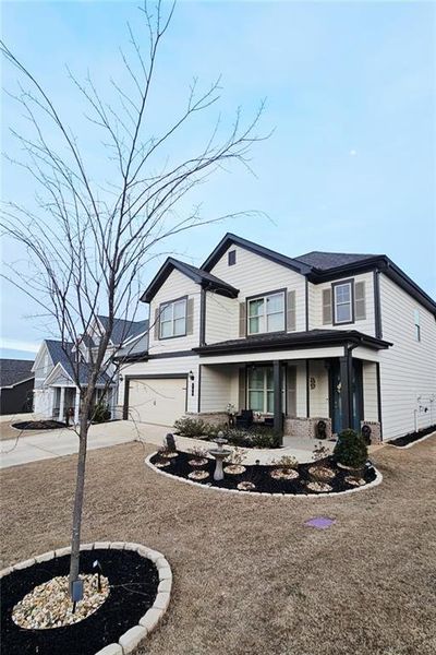 Front exterior of a new home in , Homer, GA, highlighting curb appeal (Image 29). Front exterior of a new home in , Homer, GA, highlighting curb appeal (Image 29).