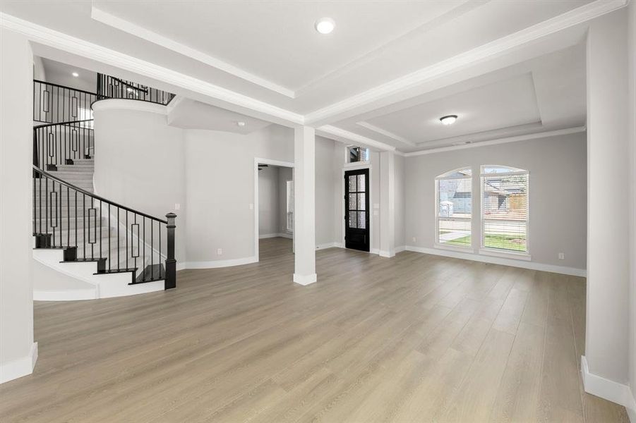 Spacious, unfurnished interior of a new home in Cambridge Estates - Harwood, Prosper (Image 27).