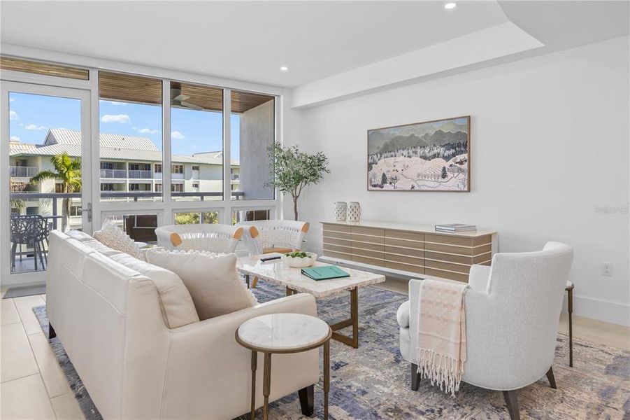 Furnished interior view inside a new home in , Sarasota (Image 15).