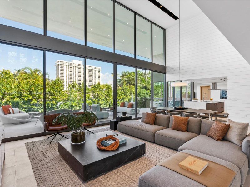 Furnished interior view inside a new home in , Miami Shores (Image 13).