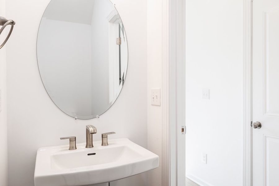 Representative furnished interior of a home built from the Willow by Taylor Morrison in Forestville Station, Wake Forest (Image 17).
