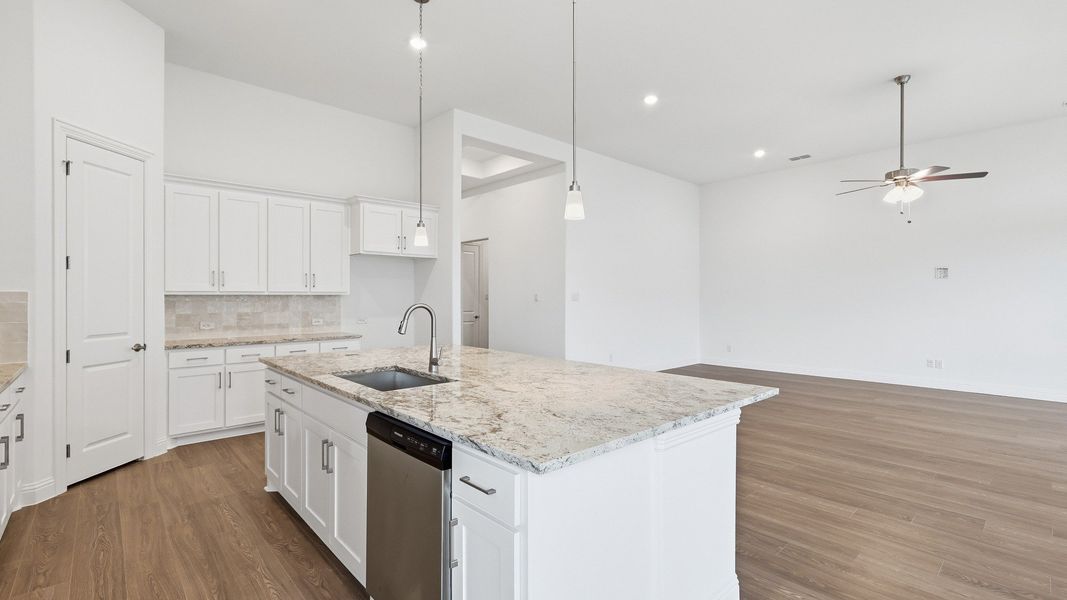 Furnished interior view inside a new home in Rio Vista at Kelly Ranch, Aledo (Image 42).