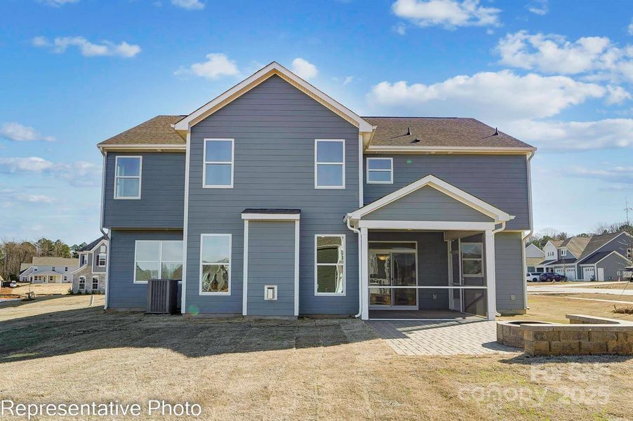 Front exterior of a new home in Harmony, Harrisburg, NC, highlighting curb appeal (Image 20).