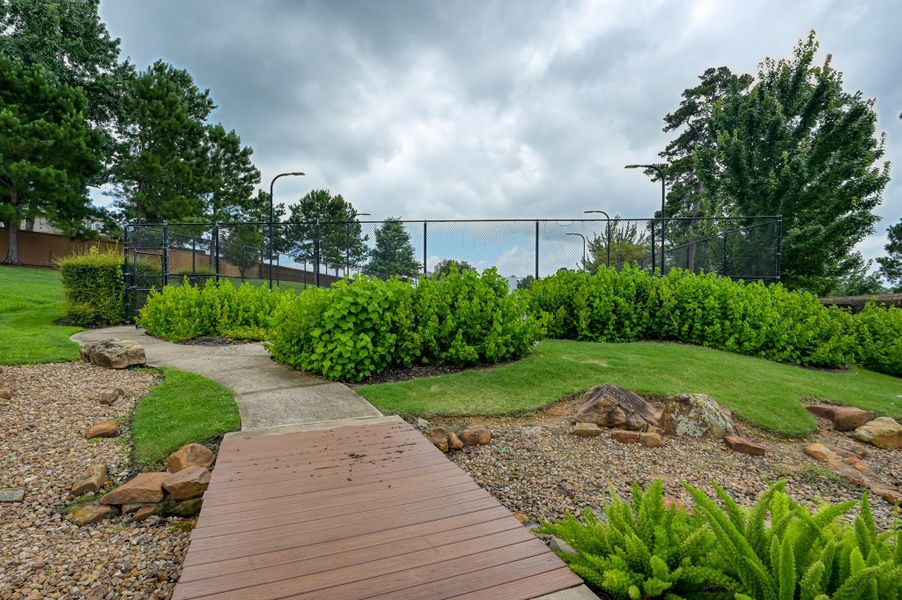 Stay active with access to the neighborhood sports court, surrounded by beautifully landscaped grounds and open green space. Stay active with access to the neighborhood sports court, surrounded by beautifully landscaped grounds and open green space.