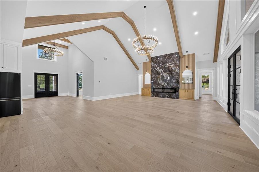 Spacious, unfurnished interior of a new home in , Monroe (Image 48).