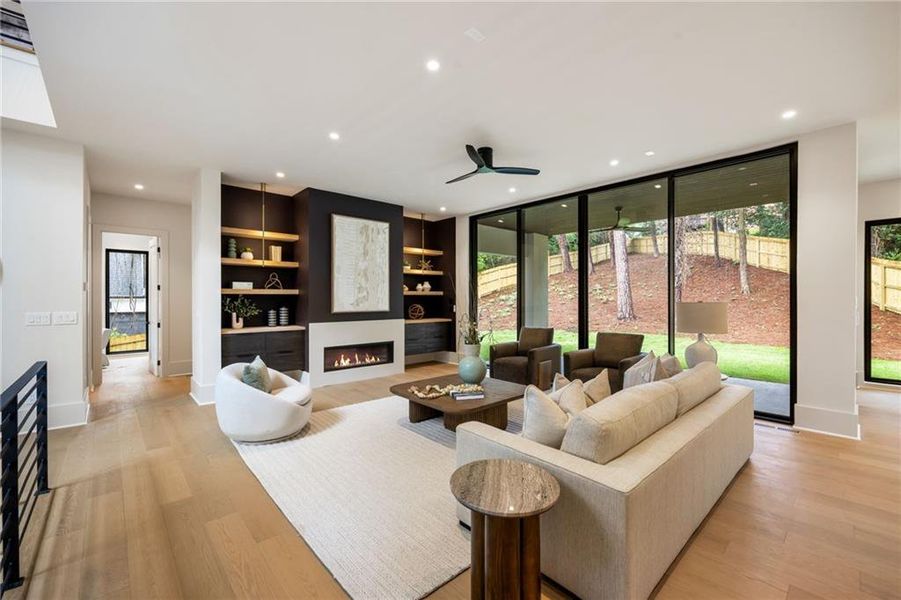 Furnished interior view inside a new home in , Atlanta (Image 7).