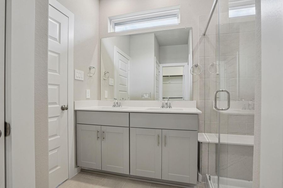 Furnished interior view inside a new home in Kemah Crossing - City Series, Kemah (Image 12). Furnished interior view inside a new home in Kemah Crossing - City Series, Kemah (Image 12).