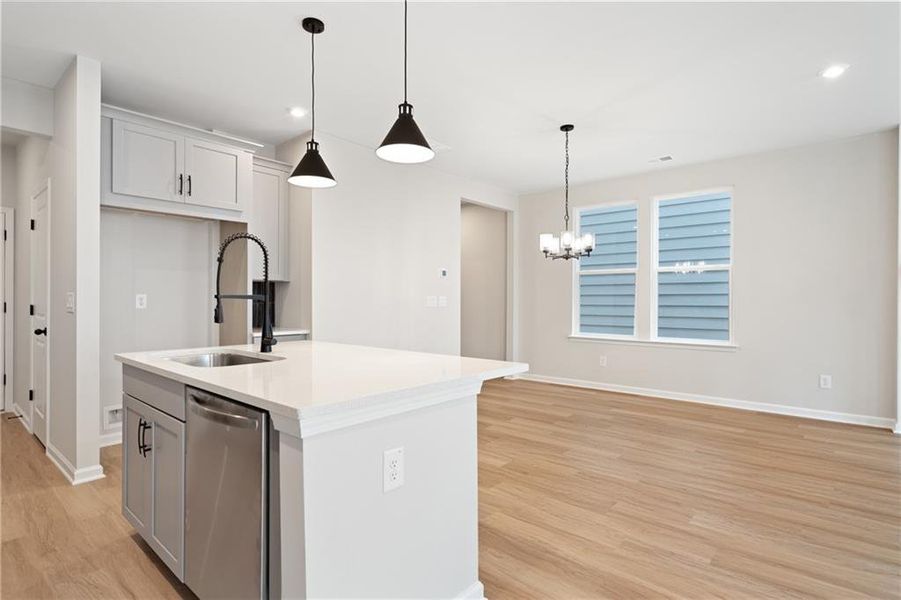 Furnished interior view inside a new home in The Village at Shallowford, Kennesaw (Image 8). Furnished interior view inside a new home in The Village at Shallowford, Kennesaw (Image 8).