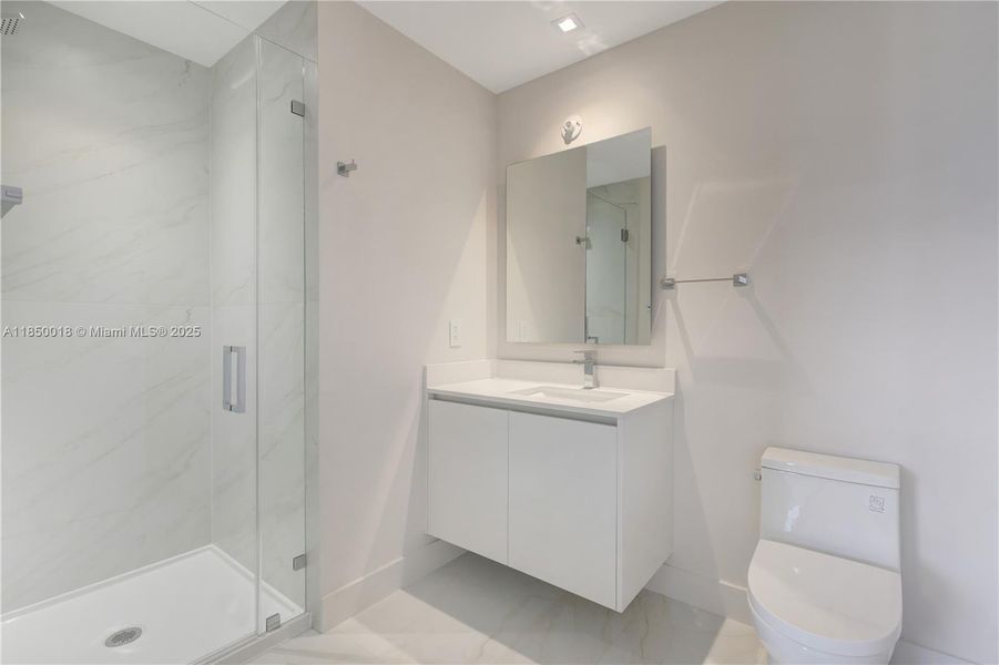 Furnished interior view inside a new home in , Miami (Image 12).