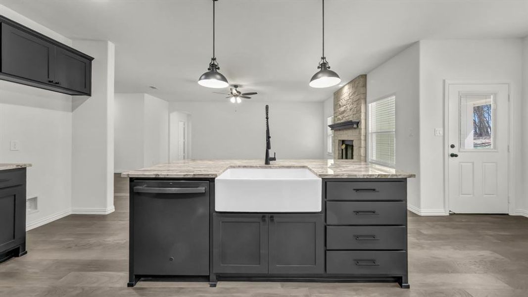 Furnished interior view inside a new home in , Poolville (Image 16).