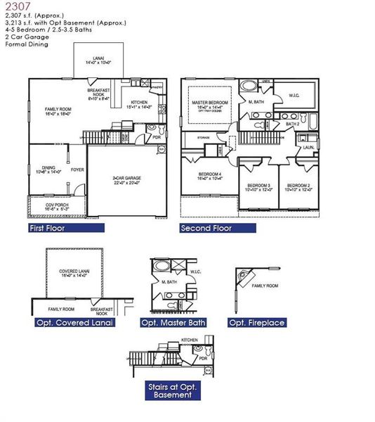 2D floor plan layout of this home in Magnolia Villas, Cornelia, GA (Image 5).