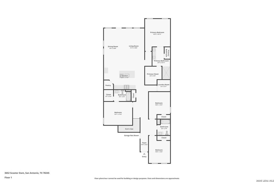 2D floor plan layout of this home in Brookmill, San Antonio, TX (Image 6). 2D floor plan layout of this home in Brookmill, San Antonio, TX (Image 6).