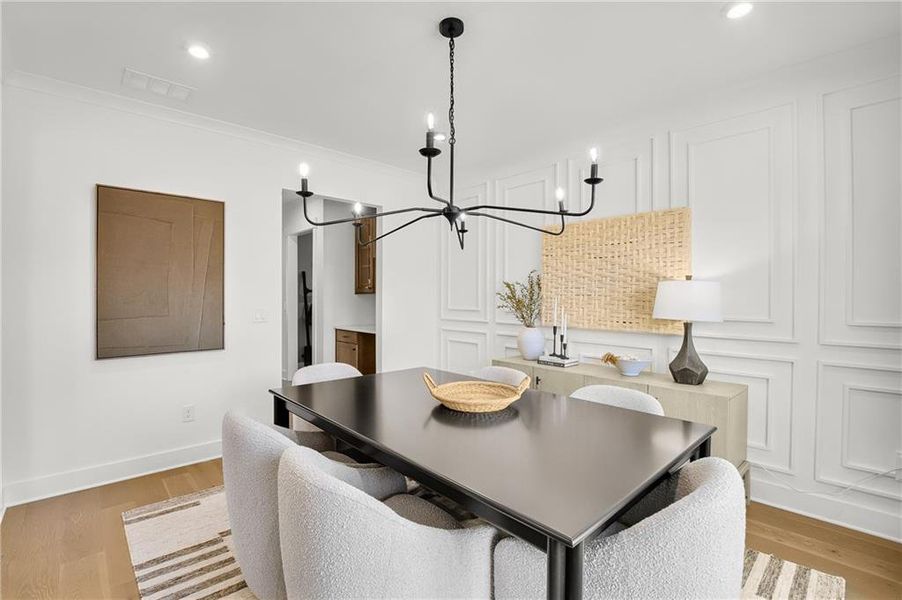 Furnished interior view inside a new home in Ashworth Estates, Powder Springs (Image 23).