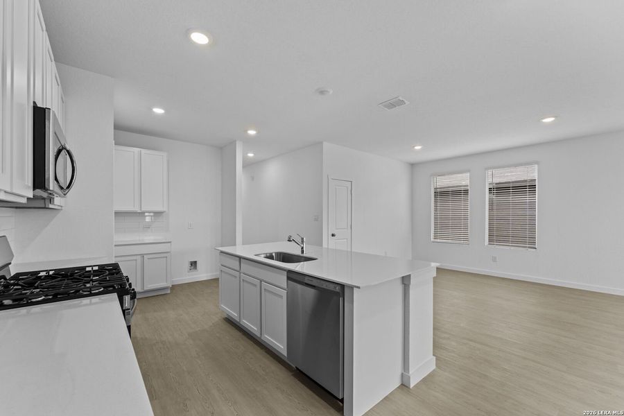 Furnished interior view inside a new home in Hightop Ridge, Converse (Image 6).
