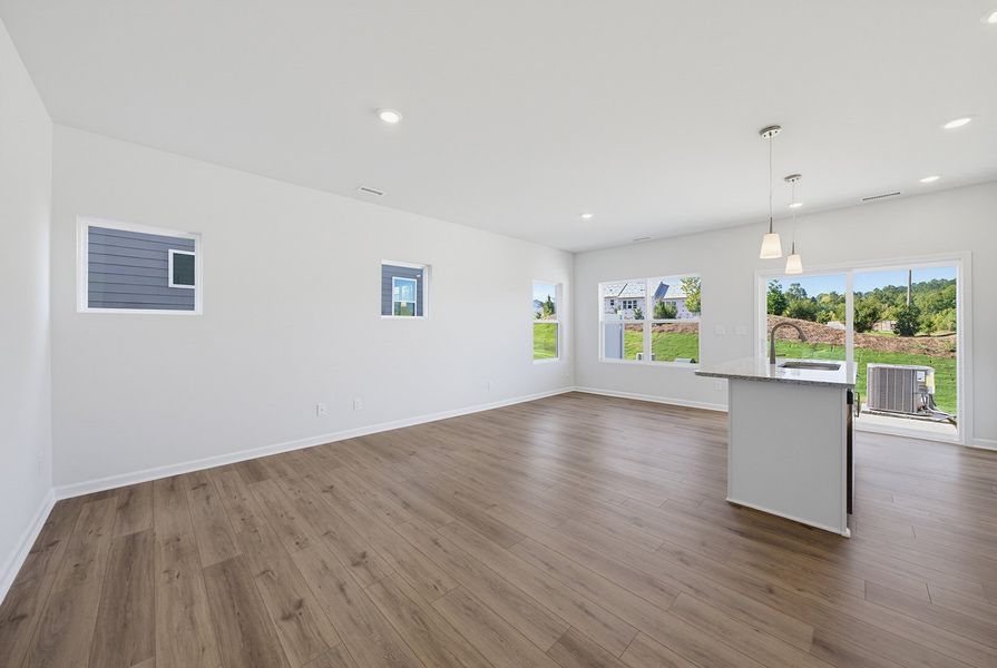 Spacious, unfurnished interior of a new home in Sweetbrier, Durham (Image 21).