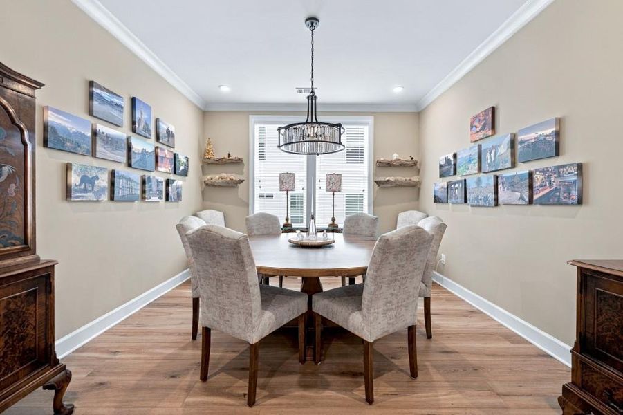 Furnished interior view inside a new home in , Hoschton (Image 6).