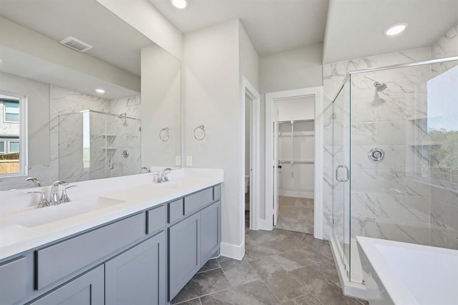 Furnished interior view inside a new home in Bel Air Village: 40ft. lots, Sherman (Image 6).