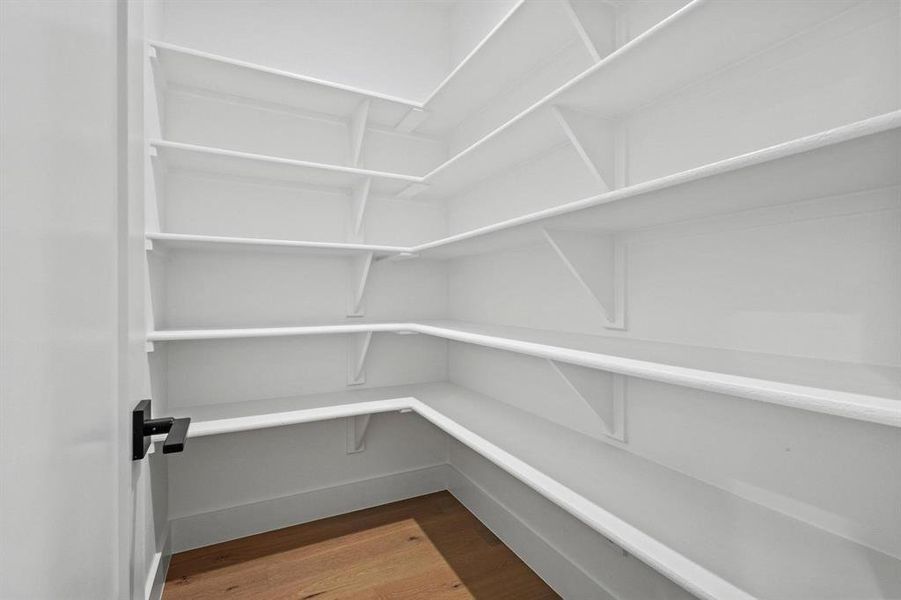 View of storage area