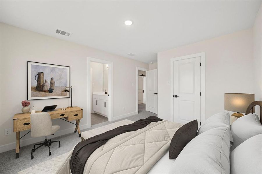 Furnished interior view inside a new home in Elevon, Lavon (Image 10). Furnished interior view inside a new home in Elevon, Lavon (Image 10).