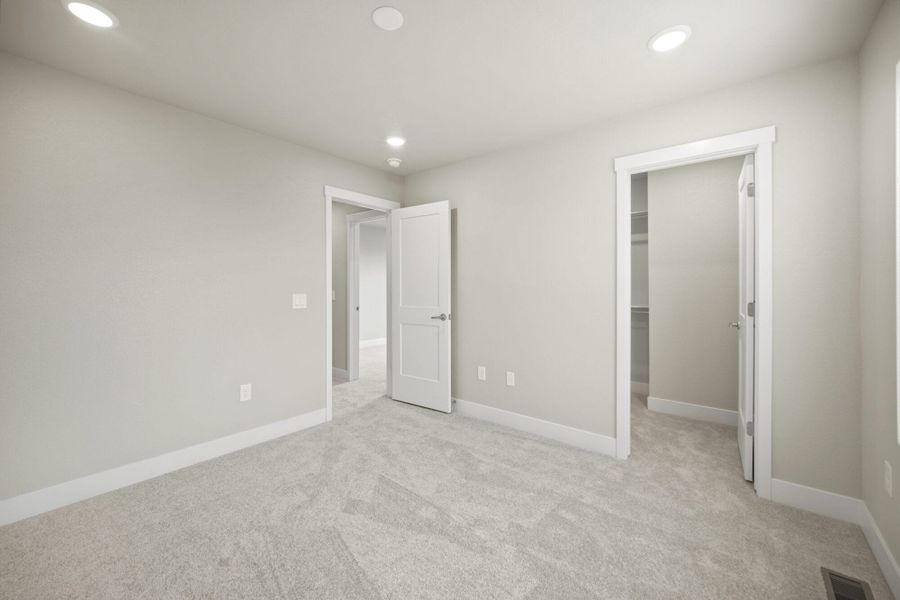 Spacious, unfurnished interior of a new home in Pony Park, Colorado Springs (Image 32). Spacious, unfurnished interior of a new home in Pony Park, Colorado Springs (Image 32).