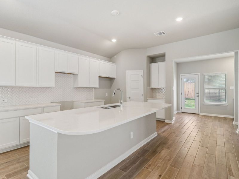 Furnished interior view inside a new home in Arcadia Ridge - Premier Series, San Antonio (Image 7). Furnished interior view inside a new home in Arcadia Ridge - Premier Series, San Antonio (Image 7).