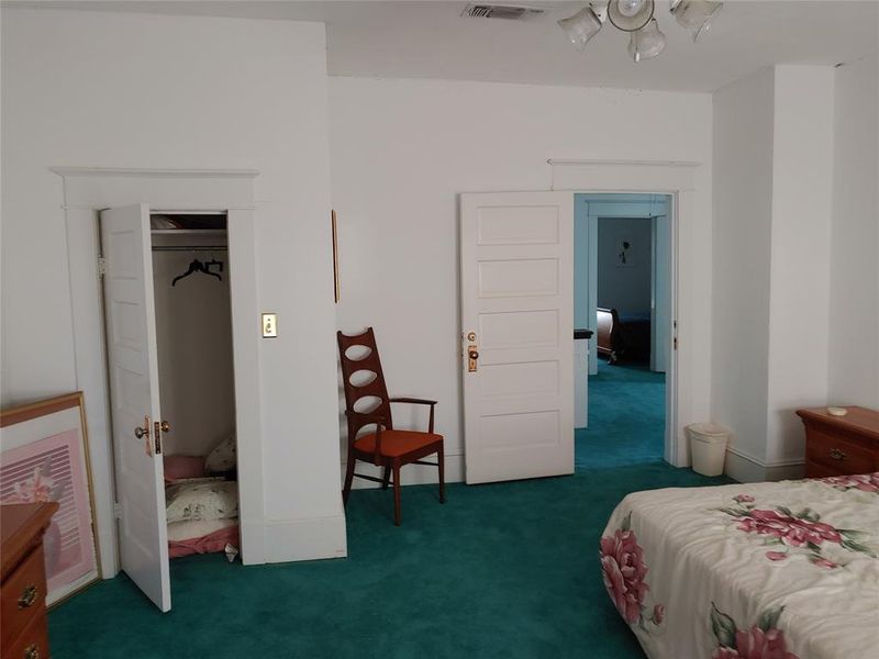 Upstairs bedroom at the top of the stairs Upstairs bedroom at the top of the stairs