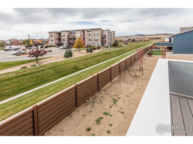 Exterior details and patio area of a home in Wilson Commons, Loveland (Image 24). Exterior details and patio area of a home in Wilson Commons, Loveland (Image 24).
