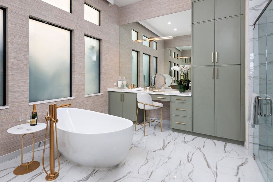 Representative furnished interior of a home built from the Santo Grand by GL Homes in Lotus Edge, Boca Raton (Image 10).