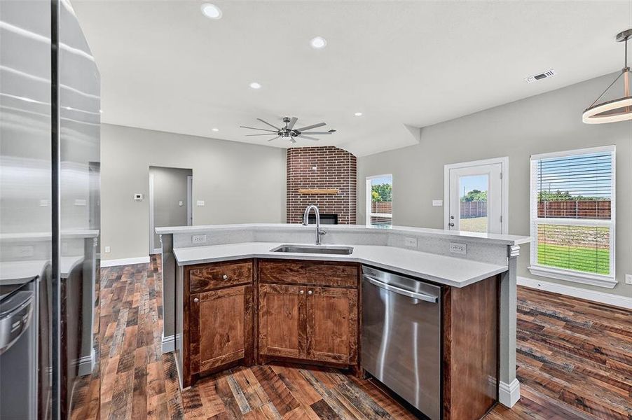 Furnished interior view inside a new home in , Ector (Image 13). Furnished interior view inside a new home in , Ector (Image 13).