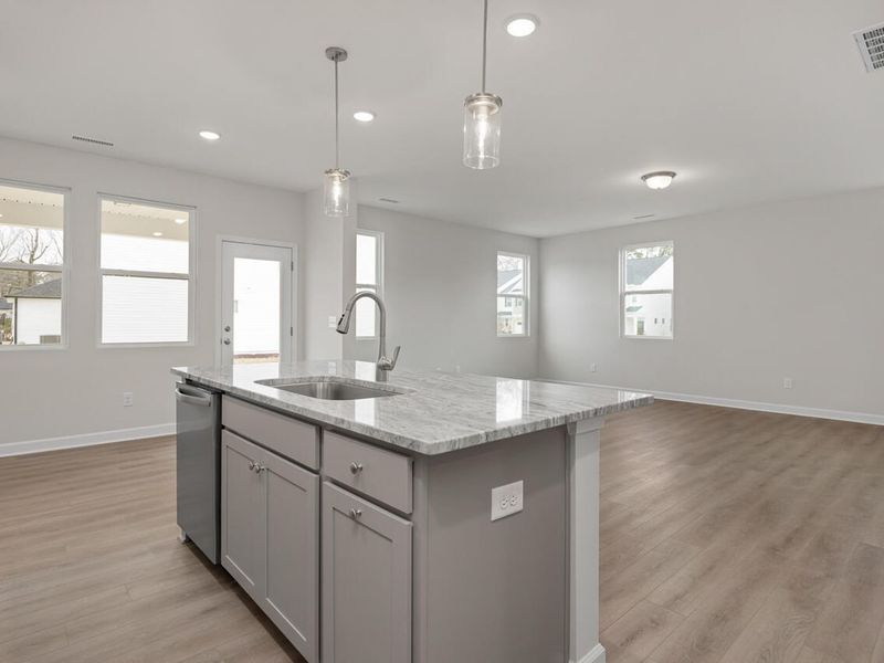 Furnished interior view inside a new home in Gregory Village, Lillington (Image 4). Furnished interior view inside a new home in Gregory Village, Lillington (Image 4).