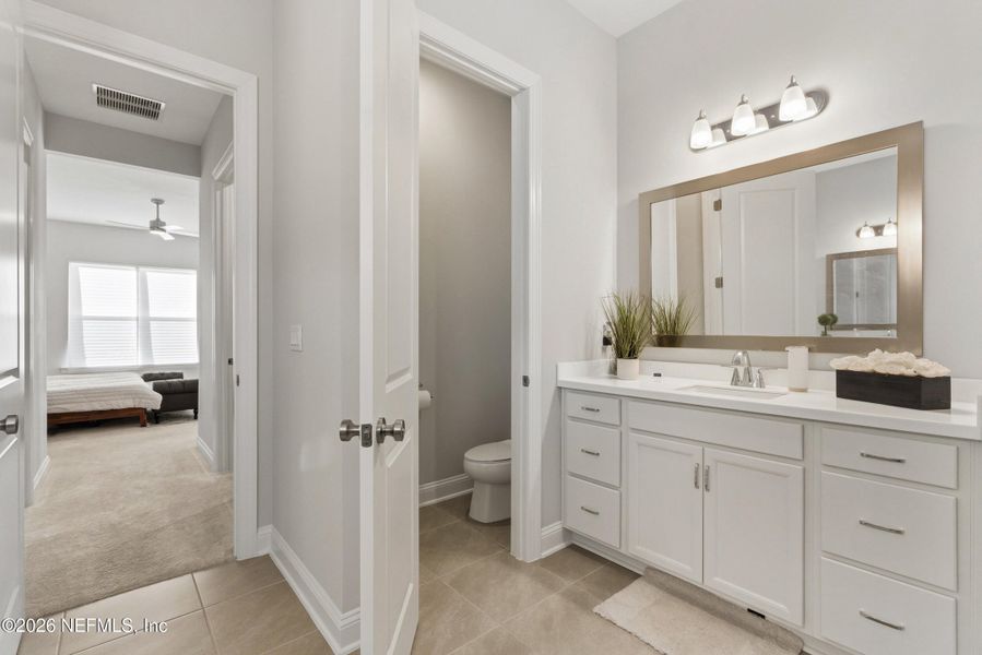 Furnished interior view inside a new home in , St. Johns (Image 35).