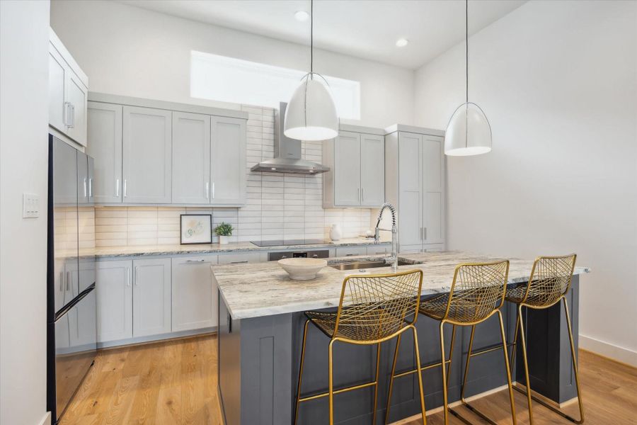 Furnished interior view inside a new home in Point East, Houston (Image 35).