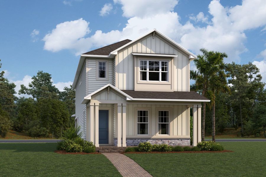 Sandestin Elevation Traditional Farmhouse Sandestin Elevation Traditional Farmhouse