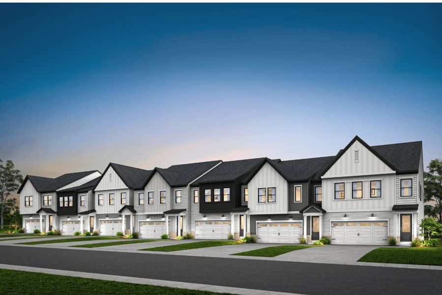 Representative exterior photo of a completed home built from the Falcon by Tri Pointe Homes in Camryn at Southbridge, Fort Mill, SC (Image 11). Representative exterior photo of a completed home built from the Falcon by Tri Pointe Homes in Camryn at Southbridge, Fort Mill, SC (Image 11).