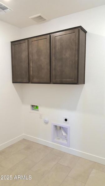 Laundry cabinets