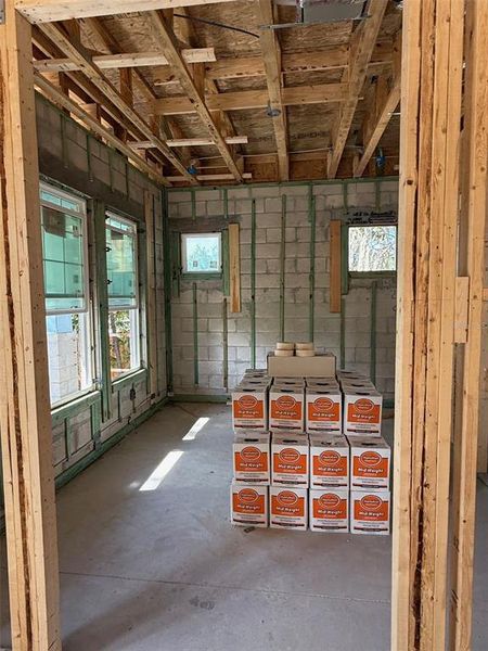 In-progress construction of a new home in , Tampa, FL (Image 10). In-progress construction of a new home in , Tampa, FL (Image 10).