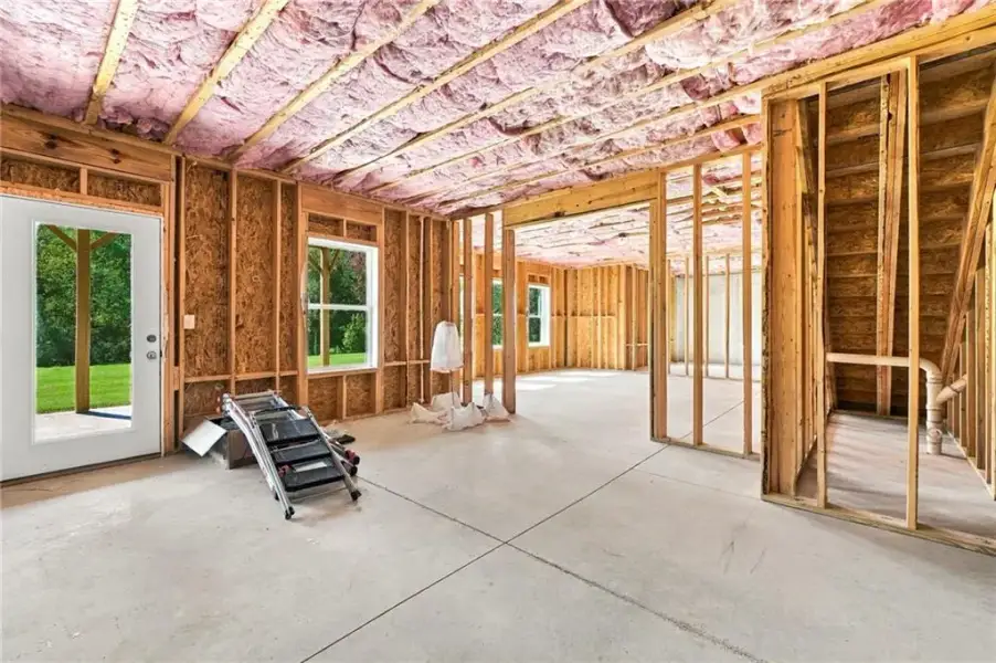 In-progress construction of a new home in , Conyers, GA (Image 53).
